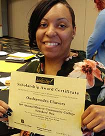 Oushawndra Apple Chavers student entrepreneur